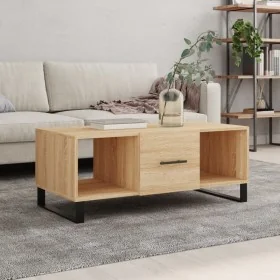 Mesa de centro madera contrachapada roble Sonoma 102x50x40 cm de , Mesas de centro - Ref: Foro24-829327, Precio: 51,99 €, Des...