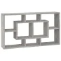 Estantería de pared con 8 compartimentos gris hormigón by , Shelves and shelves - Ref: Foro24-342590, Price: 50,83 €, Discoun...
