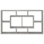 Estantería de pared con 8 compartimentos gris hormigón by , Shelves and shelves - Ref: Foro24-342590, Price: 50,83 €, Discoun...
