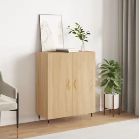 Aparador de madera de ingeniería roble Sonoma 69,5x34x90 cm de , Aparadores - Ref: Foro24-827703, Precio: 74,78 €, Descuento: %