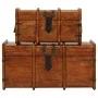 Juego de cofres 2 piezas madera maciza de acacia acabado miel de , Baúles para el ajuar - Ref: Foro24-245656, Precio: 294,74 ...