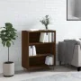 Estantería madera de ingeniería roble marrón 69,5x32,5x90 cm de , Librerías y estanterías - Ref: Foro24-828363, Precio: 55,47...