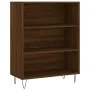 Estantería madera de ingeniería roble marrón 69,5x32,5x90 cm de , Librerías y estanterías - Ref: Foro24-828363, Precio: 55,47...