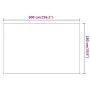 Toldo vertical blanco 180x600 cm tela oxford de , Sombrillas - Ref: Foro24-148174, Precio: 40,17 €, Descuento: %
