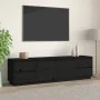Mueble de TV madera maciza de pino negro 176x37x47,5 cm de , Muebles TV - Ref: Foro24-814323, Precio: 249,67 €, Descuento: %