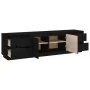 Mueble de TV madera maciza de pino negro 176x37x47,5 cm de , Muebles TV - Ref: Foro24-814323, Precio: 249,67 €, Descuento: %