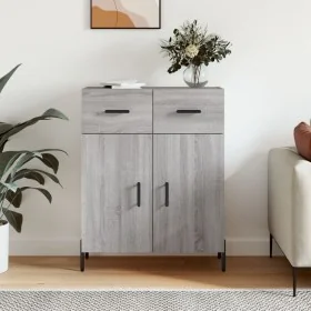 Aparador de madera de ingeniería gris Sonoma 69,5x34x90 cm by , Sideboards - Ref: Foro24-827994, Price: 102,05 €, Discount: %