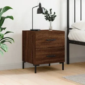 Mesita de noche madera de ingeniería roble marrón 40x35x47,5 cm de , Mesitas de noche - Ref: Foro24-827322, Precio: 50,46 €, ...