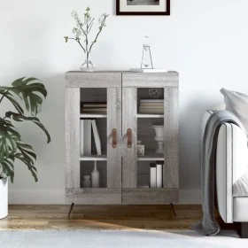 Aparador de madera de ingeniería gris Sonoma 69,5x34x90 cm by , Sideboards - Ref: Foro24-827762, Price: 87,85 €, Discount: %