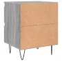 Mesita de noche madera de ingeniería gris Sonoma 40x35x50 cm by , Nightstands - Ref: Foro24-826888, Price: 46,59 €, Discount: %