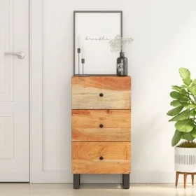 Aparador con 3 cajones madera maciza acacia 40x33,5x75 cm von , Sideboards - Ref: Foro24-352906, Preis: 124,98 €, Rabatt: %