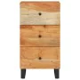 Aparador con 3 cajones madera maciza acacia 40x33,5x75 cm de , Aparadores - Ref: Foro24-352906, Precio: 124,98 €, Descuento: %