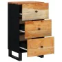 Aparador con 3 cajones madera maciza acacia 40x33,5x75 cm de , Aparadores - Ref: Foro24-352906, Precio: 124,98 €, Descuento: %