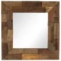 Espejo de madera maciza reciclada 50x50 cm de , Espejos - Ref: Foro24-246304, Precio: 98,20 €, Descuento: %