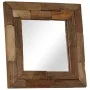 Espejo de madera maciza reciclada 50x50 cm de , Espejos - Ref: Foro24-246304, Precio: 98,20 €, Descuento: %