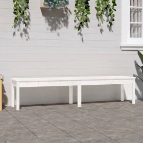 Banco de jardín de 2 plazas madera maciza pino 203,5x44x45 cm de vidaXL, Bancos de jardín - Ref: Foro24-824019, Precio: 104,5...