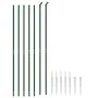 Cerca de alambre con pinchos de anclaje verde 1,8x10 m by , fence panels - Ref: Foro24-154101, Price: 135,27 €, Discount: %