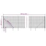 Cerca de alambre con pinchos de anclaje verde 1,8x10 m by , fence panels - Ref: Foro24-154101, Price: 135,27 €, Discount: %