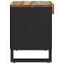 Mueble de TV madera maciza reciclada 85x33x43,5 cm by , CD and DVD storage - Ref: Foro24-352895, Price: 85,16 €, Discount: %