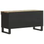 Mueble de TV madera maciza reciclada 85x33x43,5 cm by , CD and DVD storage - Ref: Foro24-352895, Price: 85,16 €, Discount: %