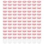 Tarros de mermelada de vidrio tapa blanca y roja 96 uds 230 ml de , Tarros de miel - Ref: Foro24-50799, Precio: 126,78 €, Des...