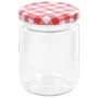Tarros de mermelada de vidrio tapa blanca y roja 96 uds 230 ml de , Tarros de miel - Ref: Foro24-50799, Precio: 126,78 €, Des...