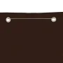 Toldo pantalla para balcón tela oxford marrón 160x240 cm de , Sombrillas - Ref: Foro24-148562, Precio: 32,60 €, Descuento: %