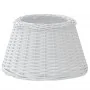 Pantalla para lámpara mimbre blanco Ø50x30 cm de , Pantallas para lámparas - Ref: Foro24-364387, Precio: 64,93 €, Descuento: %