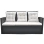 6-piece garden dining set and black synthetic rattan cushions by vidaXL, Garden sets - Ref: Foro24-42643, Price: 690,58 €, Di...