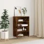 Aparador alto madera de ingeniería roble ahumado 57x35x90 cm by , Sideboards - Ref: Foro24-827225, Price: 54,91 €, Discount: %