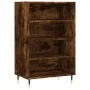 Aparador alto madera de ingeniería roble ahumado 57x35x90 cm by , Sideboards - Ref: Foro24-827225, Price: 54,91 €, Discount: %