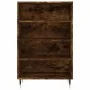 Aparador alto madera de ingeniería roble ahumado 57x35x90 cm by , Sideboards - Ref: Foro24-827225, Price: 54,91 €, Discount: %