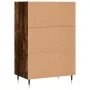 Aparador alto madera de ingeniería roble ahumado 57x35x90 cm by , Sideboards - Ref: Foro24-827225, Price: 54,91 €, Discount: %