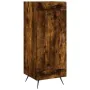 Aparador madera de ingeniería roble ahumado 34,5x34x90 cm by , Sideboards - Ref: Foro24-830417, Price: 60,12 €, Discount: %