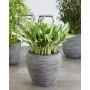 Capi Jarrón Nature Rib cónico gris antracita 42x38 cm KOFZ362 de , Maceteros y jardineras - Ref: Foro24-424216, Precio: 82,43...