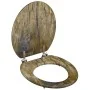 SCHÜTTE Asienro de inodoro SOLID WOOD MDF impreso by , Toilet and bidet seats - Ref: Foro24-435085, Price: 51,04 €, Discount: %