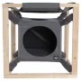 Quapas! Cama para gatos con hamaca Catcube gris M 54x54x54 cm de , Camas para gatos - Ref: Foro24-432081, Precio: 67,17 €, De...