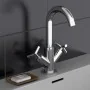 SCHÜTTE Grifo mezclador bimando para lavabo ELIOT cromado by , Faucets - Ref: Foro24-434559, Price: 99,53 €, Discount: %