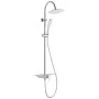 SCHÜTTE Ducha con mezclador monomando y bandeja WATERWAY Cromo-Blanco de , Cabezales de ducha - Ref: Foro24-435032, Precio: 1...