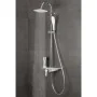 SCHÜTTE Ducha con mezclador monomando y bandeja WATERWAY Cromo-Blanco de , Cabezales de ducha - Ref: Foro24-435032, Precio: 1...