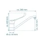 SCHÜTTE Grifo mezclador de lavabo VITAL cromado de , Grifos - Ref: Foro24-435053, Precio: 58,30 €, Descuento: %