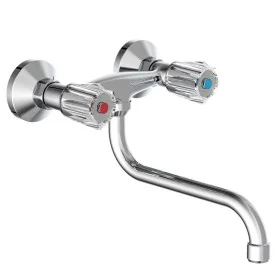 SCHÜTTE Grifo mezclador de lavabo bimando BRILLANT cromo de , Grifos - Ref: Foro24-435070, Precio: 50,65 €, Descuento: %