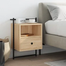 Mesita de noche de pared roble Sonoma 40x30x61 cm von , Nachttische - Ref: Foro24-833435, Preis: 43,57 €, Rabatt: %