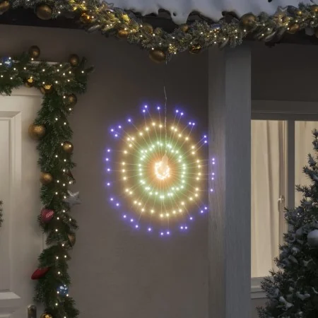 Luces de Navidad de estrellas 8 uds 140 LED de colores 17 cm de , Luces de Navidad - Ref: Foro24-3190517, Precio: 68,98 €, De...