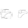 SCHÜTTE Grifo mezclador de lavabo con sensor SIRANI cromado by , Faucets - Ref: Foro24-438656, Price: 42,42 €, Discount: %