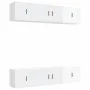 Set de muebles de TV 6 pzas madera contrachapada blanco brillo de , Muebles TV - Ref: Foro24-3188656, Precio: 247,93 €, Descu...