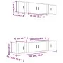 Set de muebles de TV 6 pzas madera contrachapada blanco brillo de , Muebles TV - Ref: Foro24-3188656, Precio: 247,93 €, Descu...