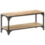 Mesa de centro de madera maciza de mango 90x30x40 cm de , Mesas de centro - Ref: Foro24-320258, Precio: 116,47 €, Descuento: %