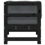 Sofá esquinero con cojines madera maciza de pino negro von , Modulare Sofas für den Außenbereich - Ref: Foro24-825545, Preis:...