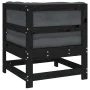 Sofá esquinero con cojines madera maciza de pino negro von , Modulare Sofas für den Außenbereich - Ref: Foro24-825545, Preis:...